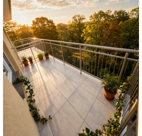 HK Zábradlí rovné A1HRB-2 1000x1000 B