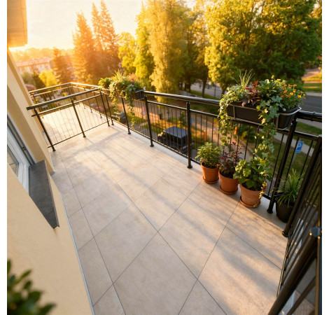 HK Zábradlí rovné A1HRC-2 1000x1000 C