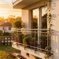 HK Zábradlí rovné A2BRB-2 1000x1000 B