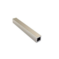 Hliníková výplň 14x14mm, Imitace nerez