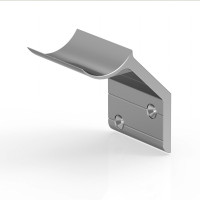 Kotvící profil madla zábradlí 50mm na zeď, Barva Silver