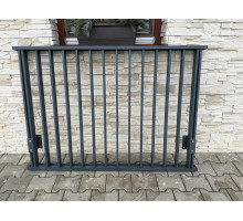  Hliníkové zábradlí na Francouzské okno Antracit