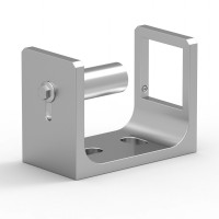 Boční kotvení sloupku 40x40mm, imitace nerez