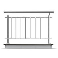 Nerezové zábradlí KNRHS 1000mm AISI 304 Nerezové zábradlí KNRHS 1000mm AISI 304