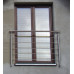 Nerezové zábradlí na francouzské okno KNFR1